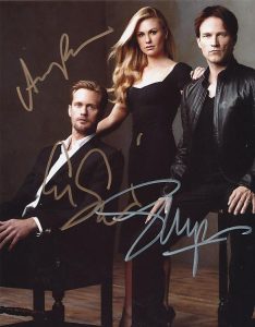 TRUE BLOOD Autographed photo signed by ALL THREE! STUNNING!