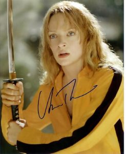 UMA THURMAN autograph from "KILL BILL"! NICE!