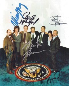 WEST WING autographed cast photo signed by 7!