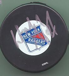 Wayne Gretsky autographed hockey puck- Rangers Puck