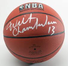 Wilt Chamberlain autographed basketball- ULTRA RARE!